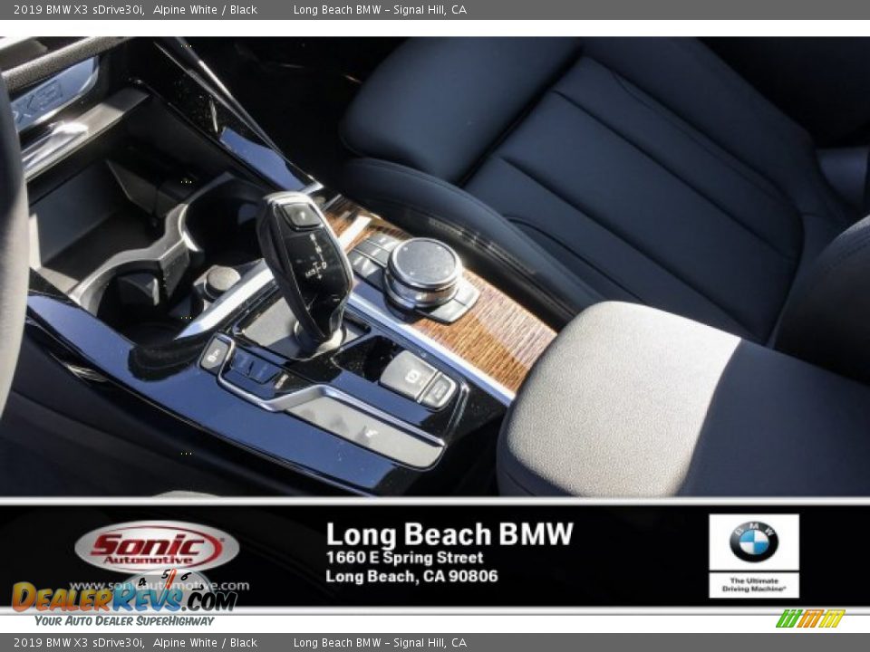 2019 BMW X3 sDrive30i Alpine White / Black Photo #7