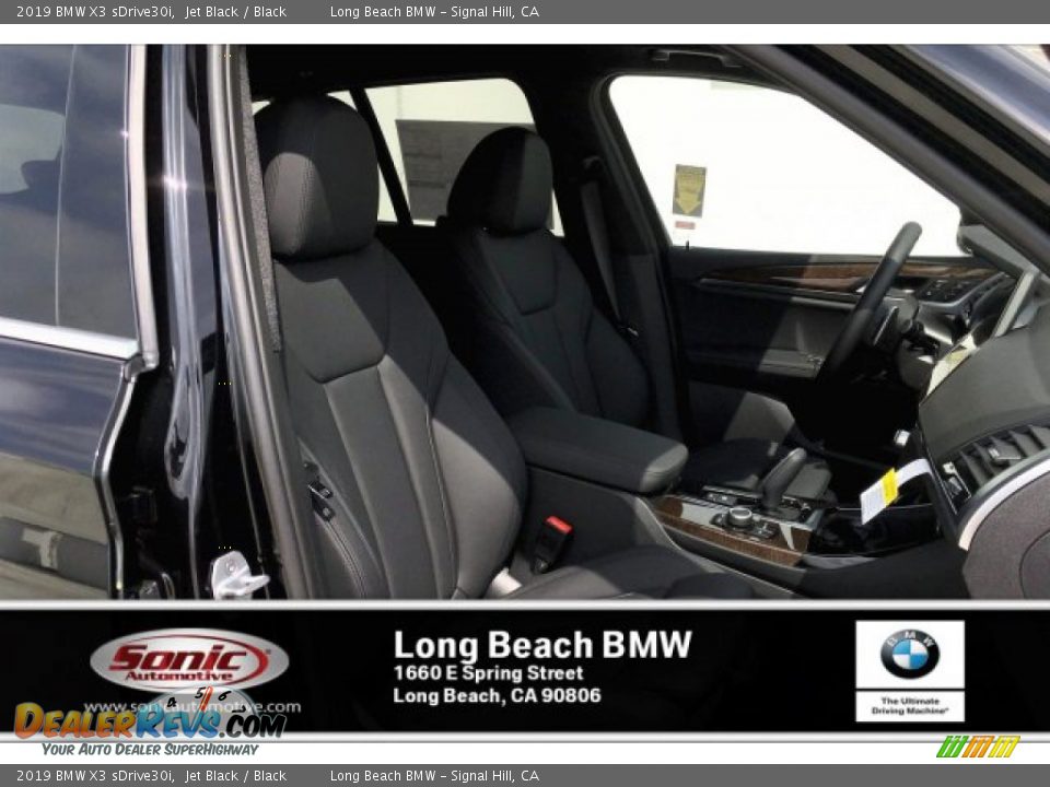 2019 BMW X3 sDrive30i Jet Black / Black Photo #2