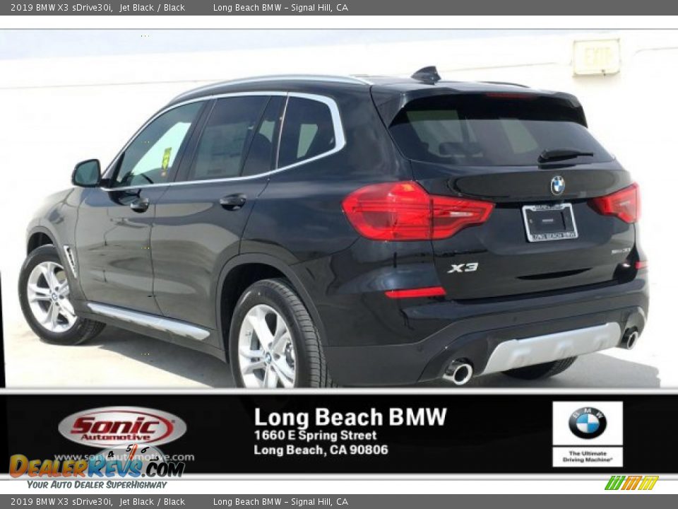 2019 BMW X3 sDrive30i Jet Black / Black Photo #3