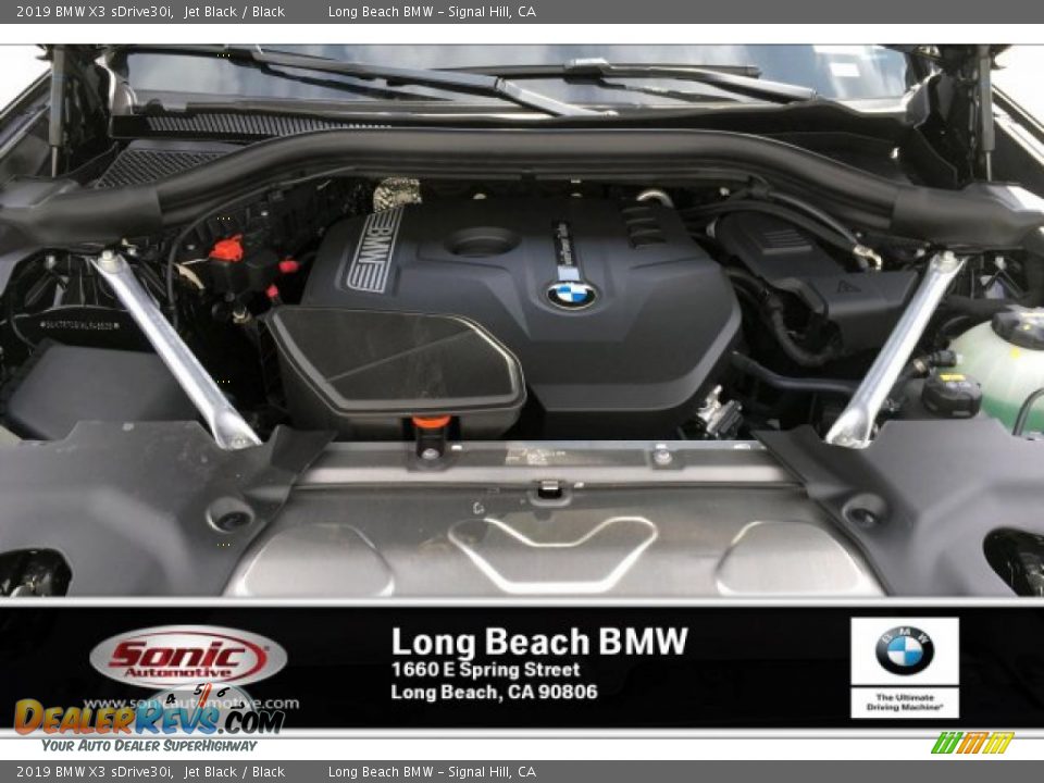 2019 BMW X3 sDrive30i Jet Black / Black Photo #8
