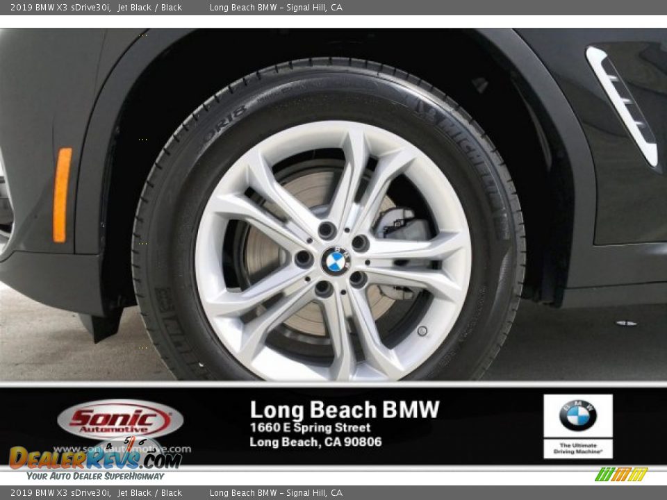 2019 BMW X3 sDrive30i Jet Black / Black Photo #9