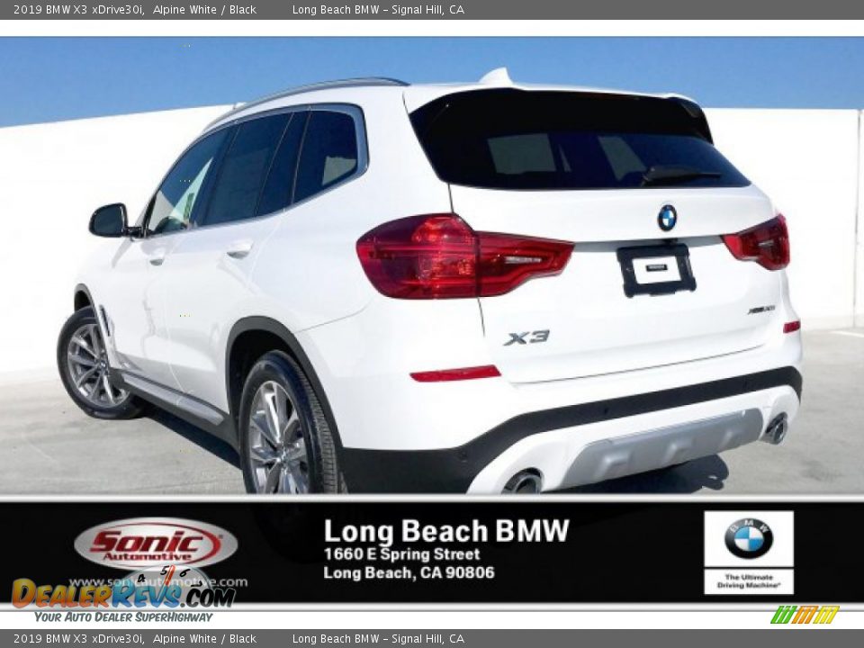 2019 BMW X3 xDrive30i Alpine White / Black Photo #2