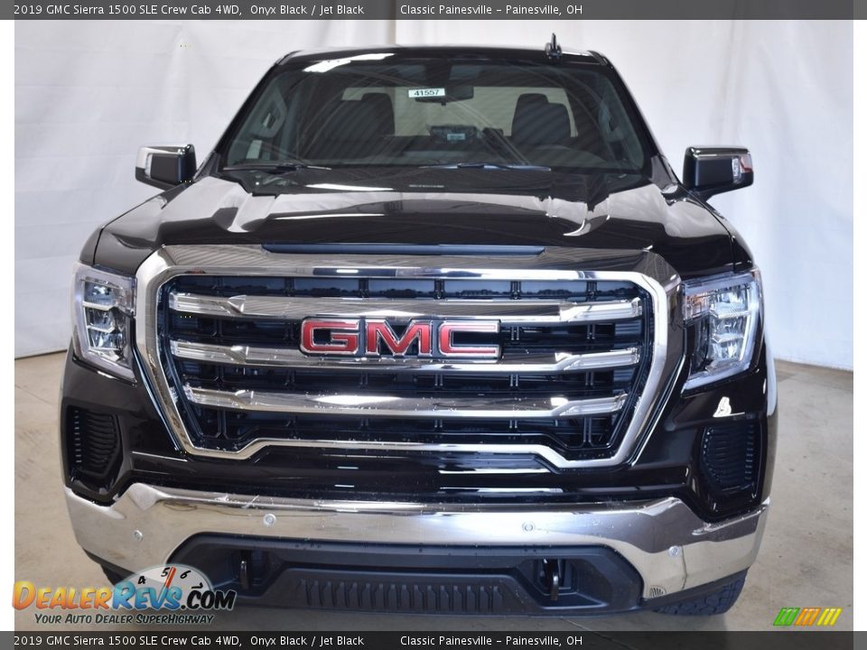 2019 GMC Sierra 1500 SLE Crew Cab 4WD Onyx Black / Jet Black Photo #4