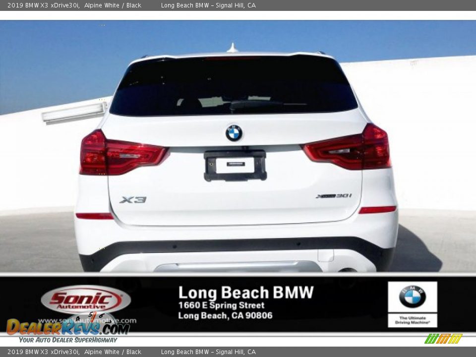 2019 BMW X3 xDrive30i Alpine White / Black Photo #3