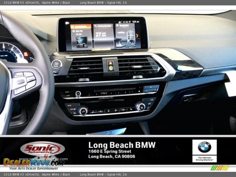 2019 BMW X3 xDrive30i Alpine White / Black Photo #5