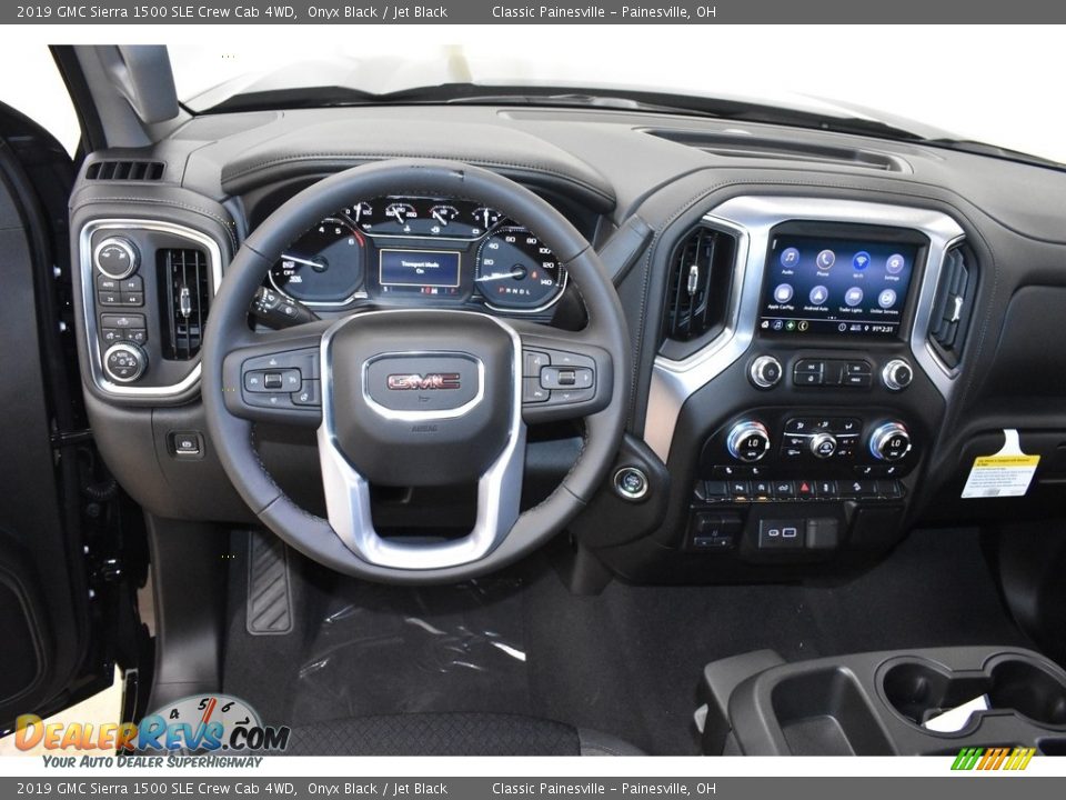 2019 GMC Sierra 1500 SLE Crew Cab 4WD Onyx Black / Jet Black Photo #8