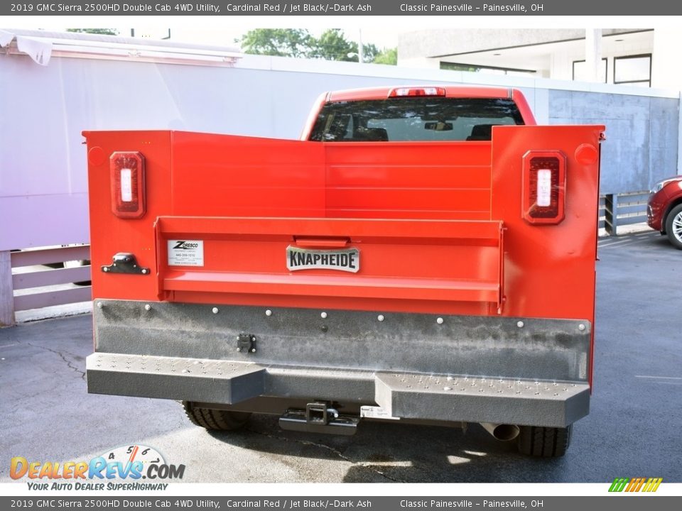 2019 GMC Sierra 2500HD Double Cab 4WD Utility Cardinal Red / Jet Black/­Dark Ash Photo #3