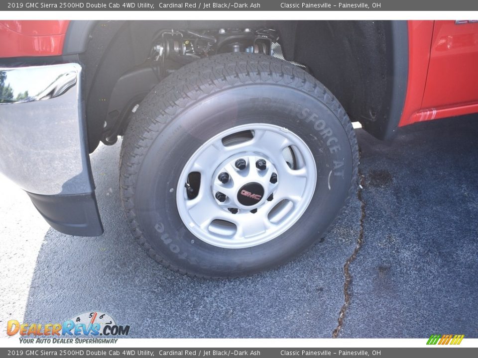 2019 GMC Sierra 2500HD Double Cab 4WD Utility Cardinal Red / Jet Black/­Dark Ash Photo #5