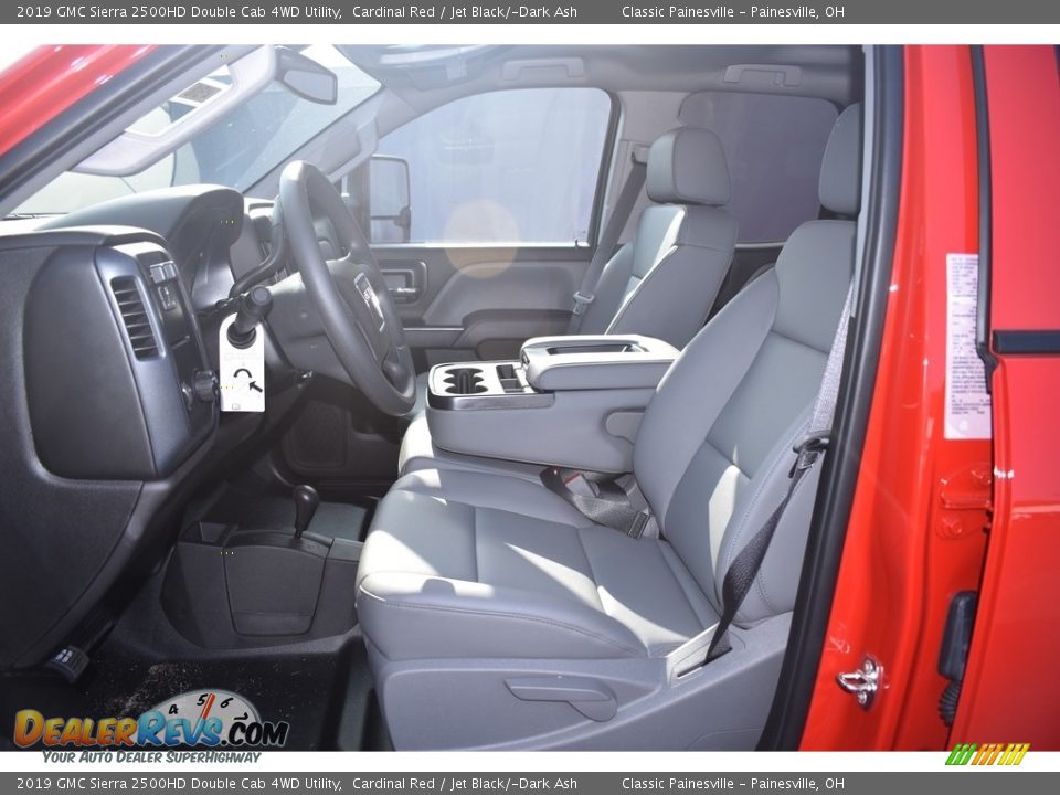 2019 GMC Sierra 2500HD Double Cab 4WD Utility Cardinal Red / Jet Black/­Dark Ash Photo #6