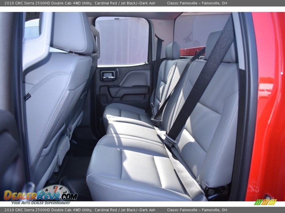 2019 GMC Sierra 2500HD Double Cab 4WD Utility Cardinal Red / Jet Black/­Dark Ash Photo #7