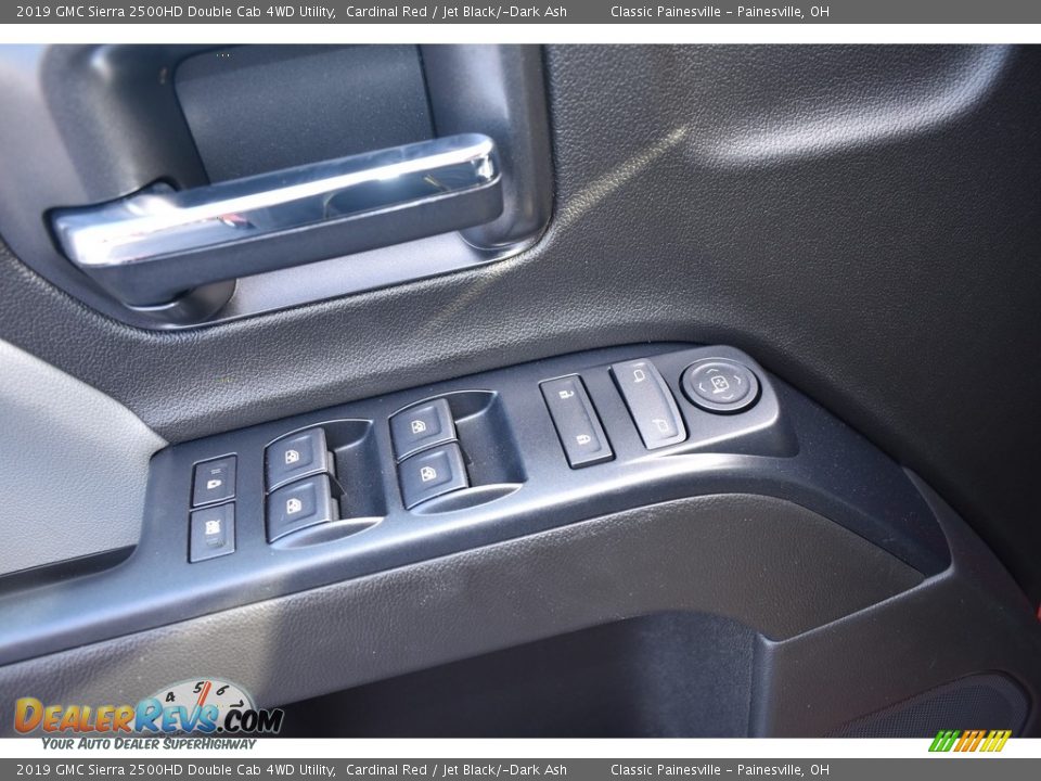 2019 GMC Sierra 2500HD Double Cab 4WD Utility Cardinal Red / Jet Black/­Dark Ash Photo #11