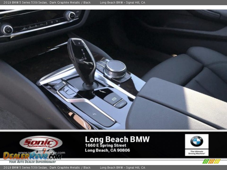 2019 BMW 5 Series 530i Sedan Dark Graphite Metallic / Black Photo #7