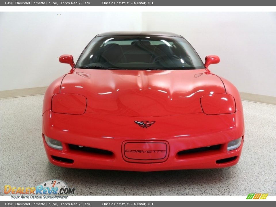1998 Chevrolet Corvette Coupe Torch Red / Black Photo #2