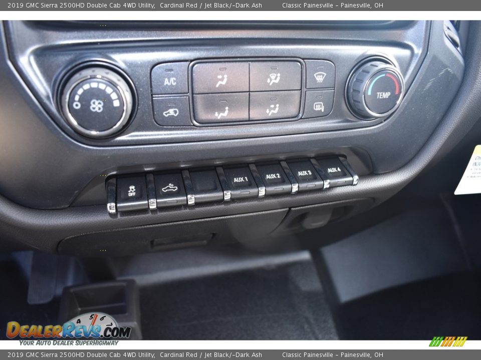 2019 GMC Sierra 2500HD Double Cab 4WD Utility Cardinal Red / Jet Black/­Dark Ash Photo #15