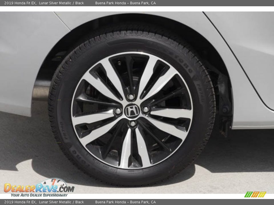 2019 Honda Fit EX Lunar Silver Metallic / Black Photo #9
