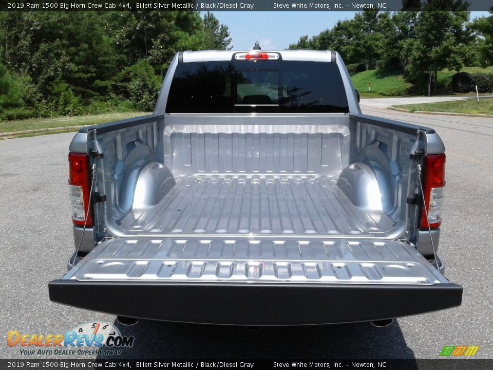 2019 Ram 1500 Big Horn Crew Cab 4x4 Billett Silver Metallic / Black/Diesel Gray Photo #14