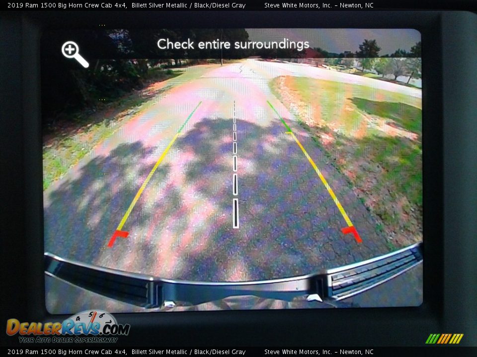 2019 Ram 1500 Big Horn Crew Cab 4x4 Billett Silver Metallic / Black/Diesel Gray Photo #24