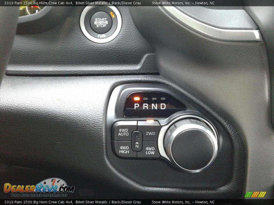 2019 Ram 1500 Big Horn Crew Cab 4x4 Billett Silver Metallic / Black/Diesel Gray Photo #26