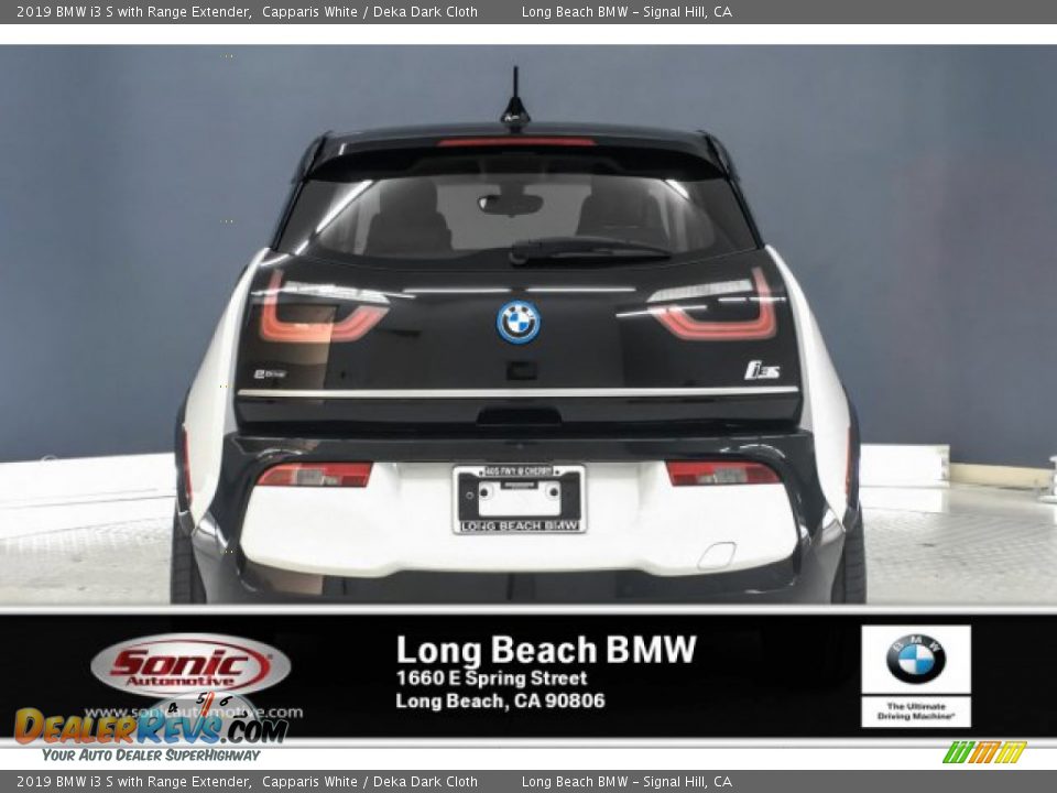 2019 BMW i3 S with Range Extender Capparis White / Deka Dark Cloth Photo #3