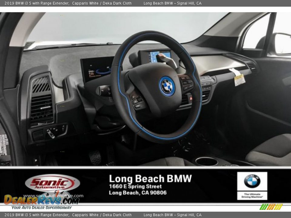 2019 BMW i3 S with Range Extender Capparis White / Deka Dark Cloth Photo #4