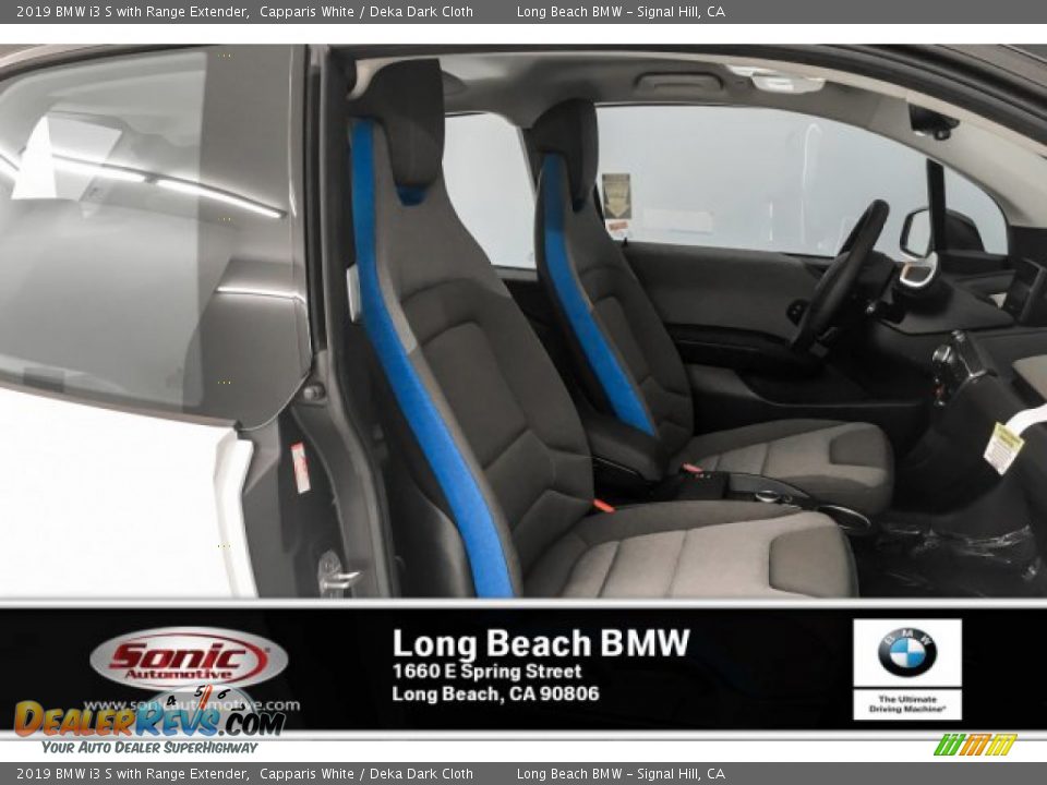 2019 BMW i3 S with Range Extender Capparis White / Deka Dark Cloth Photo #5