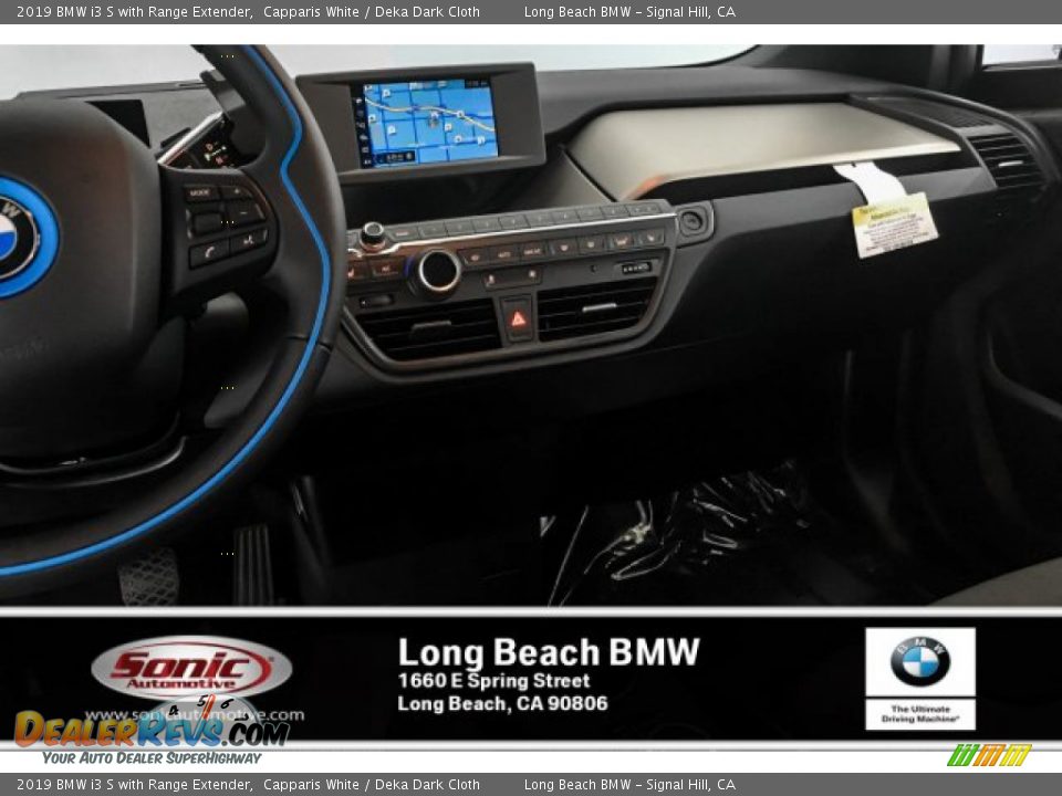 2019 BMW i3 S with Range Extender Capparis White / Deka Dark Cloth Photo #6