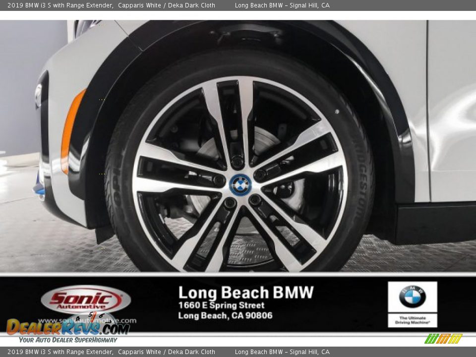 2019 BMW i3 S with Range Extender Capparis White / Deka Dark Cloth Photo #9