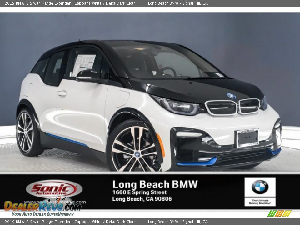 2019 BMW i3 S with Range Extender Capparis White / Deka Dark Cloth Photo #10