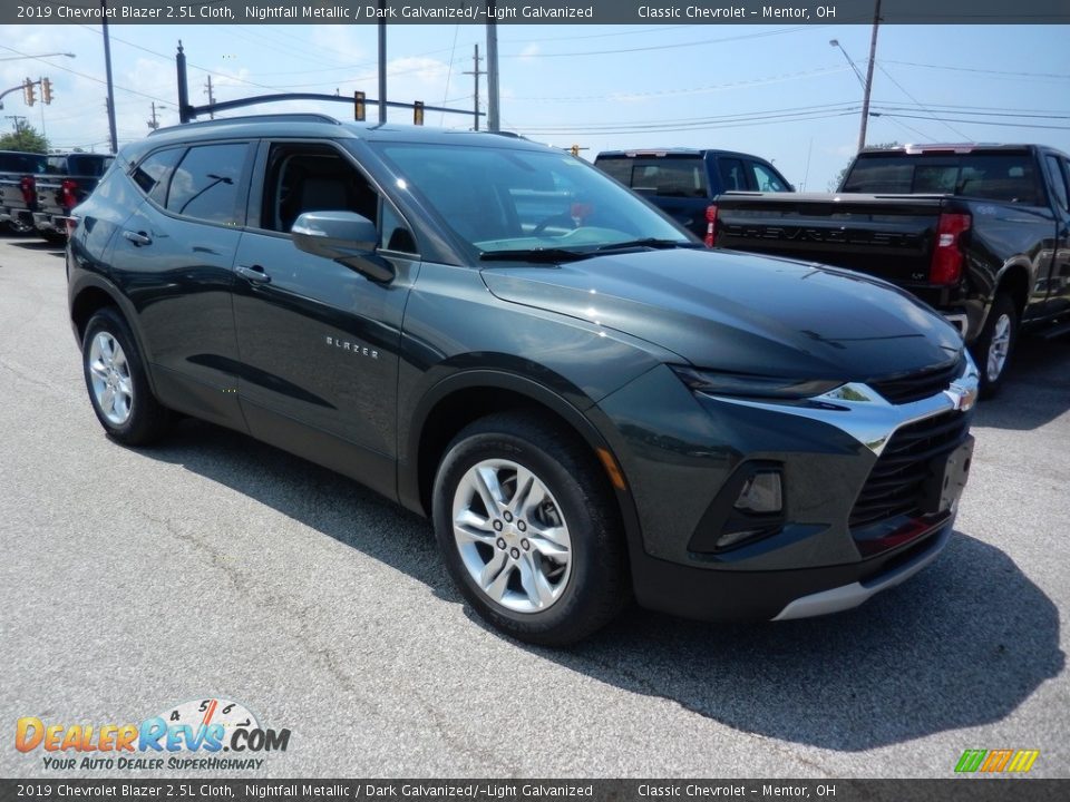 2019 Chevrolet Blazer 2.5L Cloth Nightfall Metallic / Dark Galvanized/­Light Galvanized Photo #3