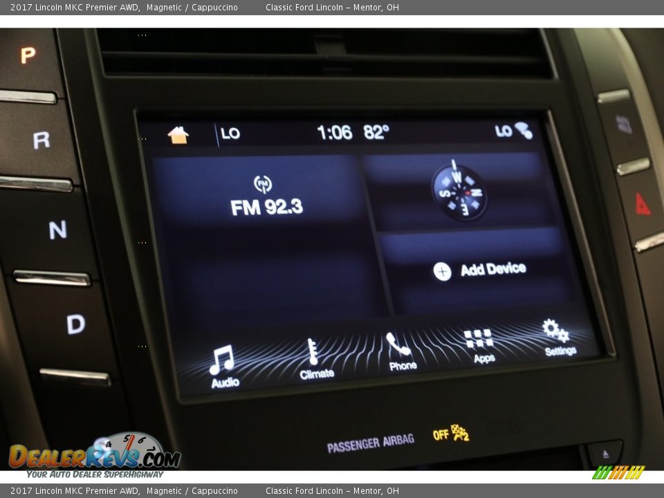 2017 Lincoln MKC Premier AWD Magnetic / Cappuccino Photo #12