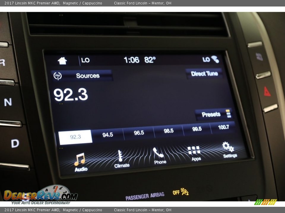 2017 Lincoln MKC Premier AWD Magnetic / Cappuccino Photo #13