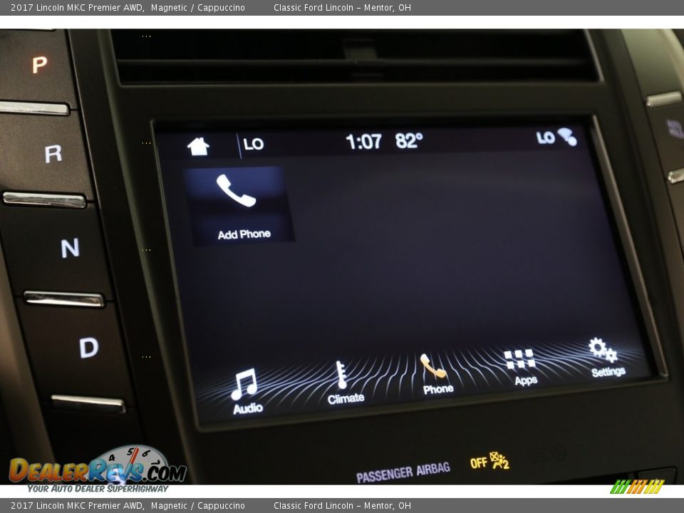 2017 Lincoln MKC Premier AWD Magnetic / Cappuccino Photo #15