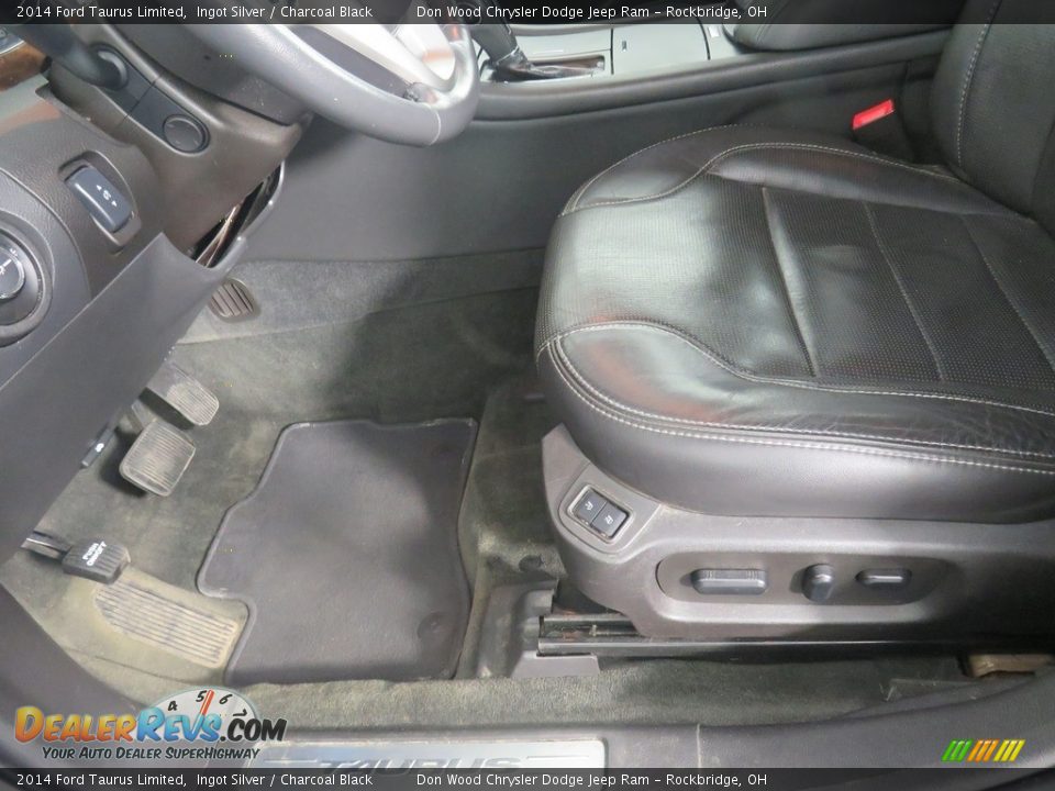 2014 Ford Taurus Limited Ingot Silver / Charcoal Black Photo #23