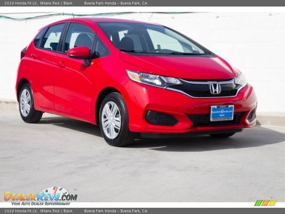 2019 Honda Fit LX Milano Red / Black Photo #1