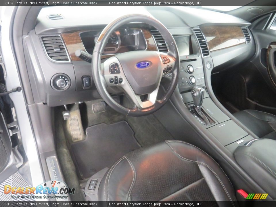 2014 Ford Taurus Limited Ingot Silver / Charcoal Black Photo #24