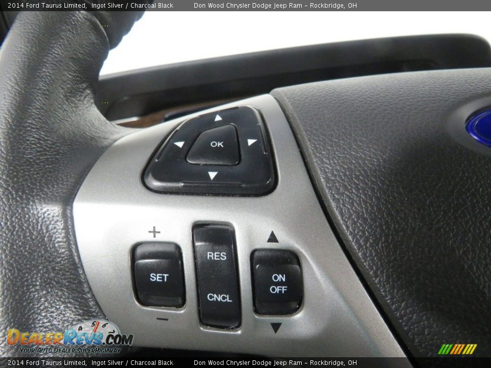 2014 Ford Taurus Limited Ingot Silver / Charcoal Black Photo #28