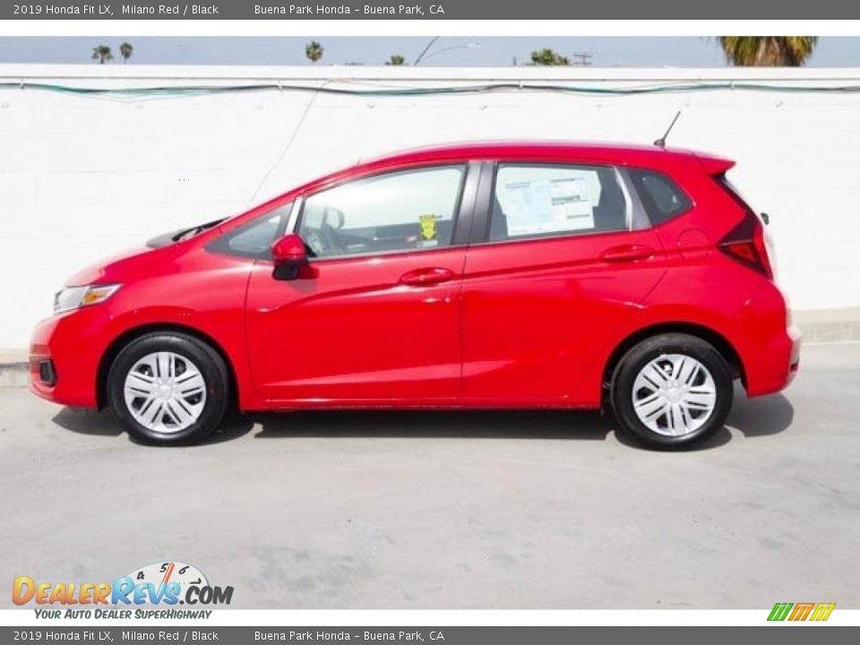 2019 Honda Fit LX Milano Red / Black Photo #6