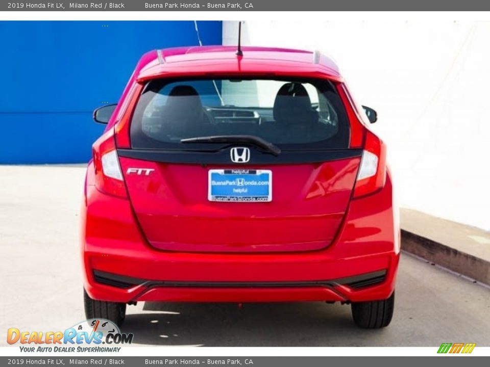2019 Honda Fit LX Milano Red / Black Photo #7