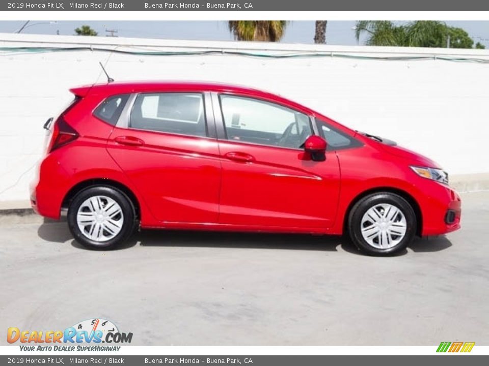 2019 Honda Fit LX Milano Red / Black Photo #8