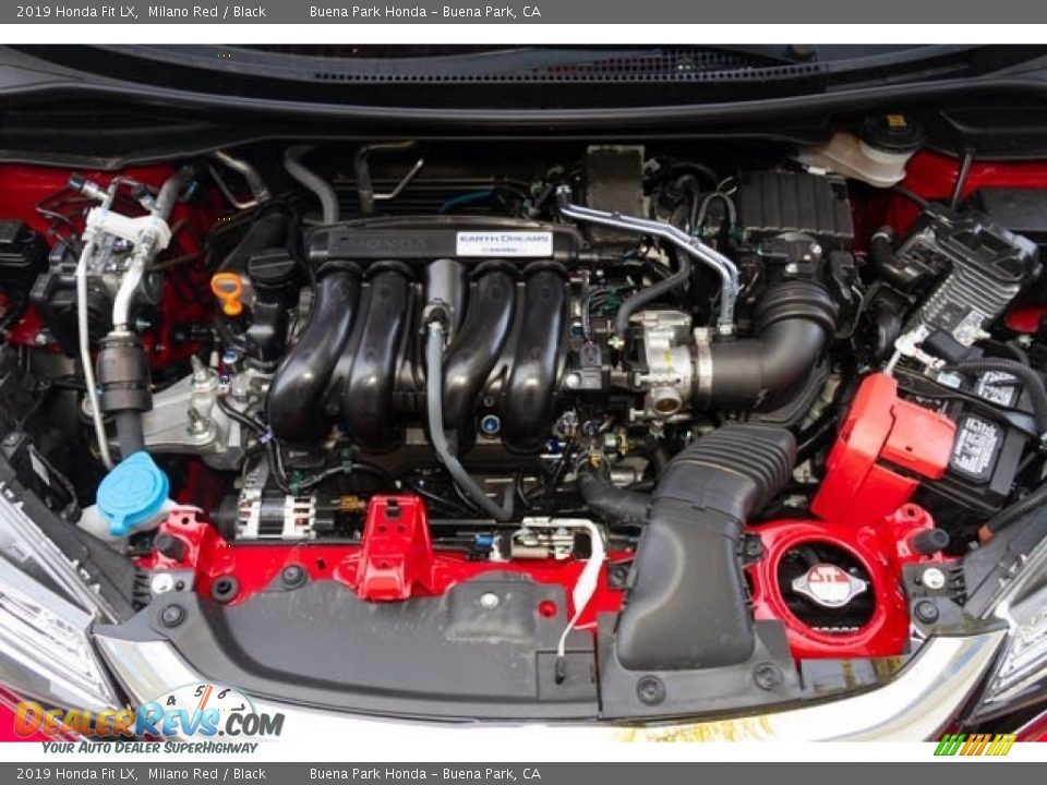 2019 Honda Fit LX Milano Red / Black Photo #9