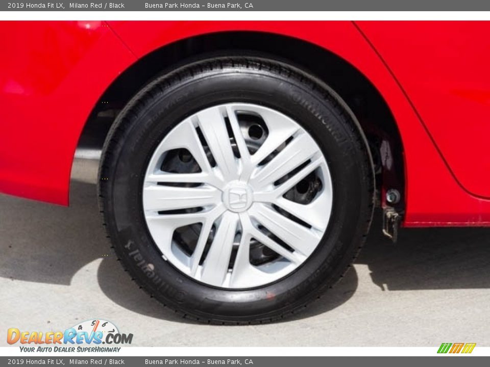 2019 Honda Fit LX Milano Red / Black Photo #10