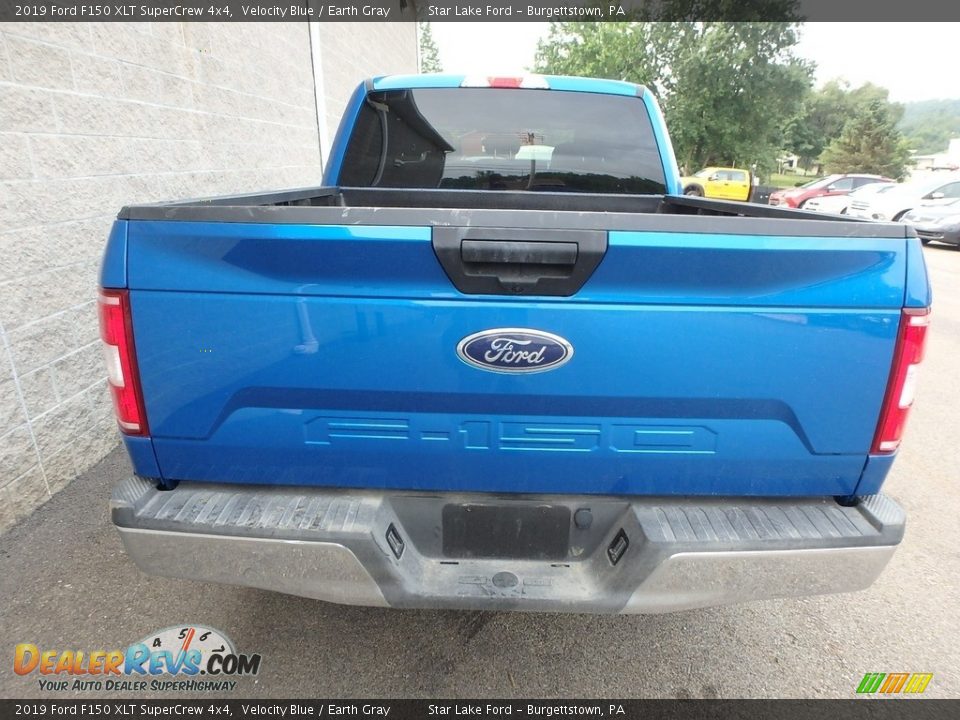 2019 Ford F150 XLT SuperCrew 4x4 Velocity Blue / Earth Gray Photo #3