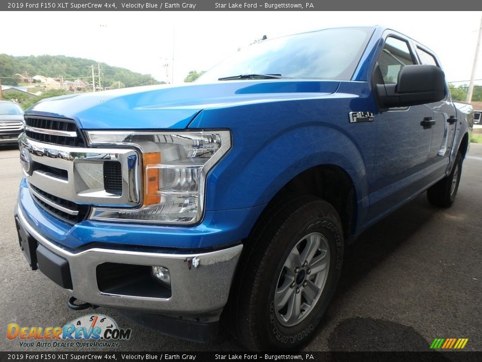 2019 Ford F150 XLT SuperCrew 4x4 Velocity Blue / Earth Gray Photo #5