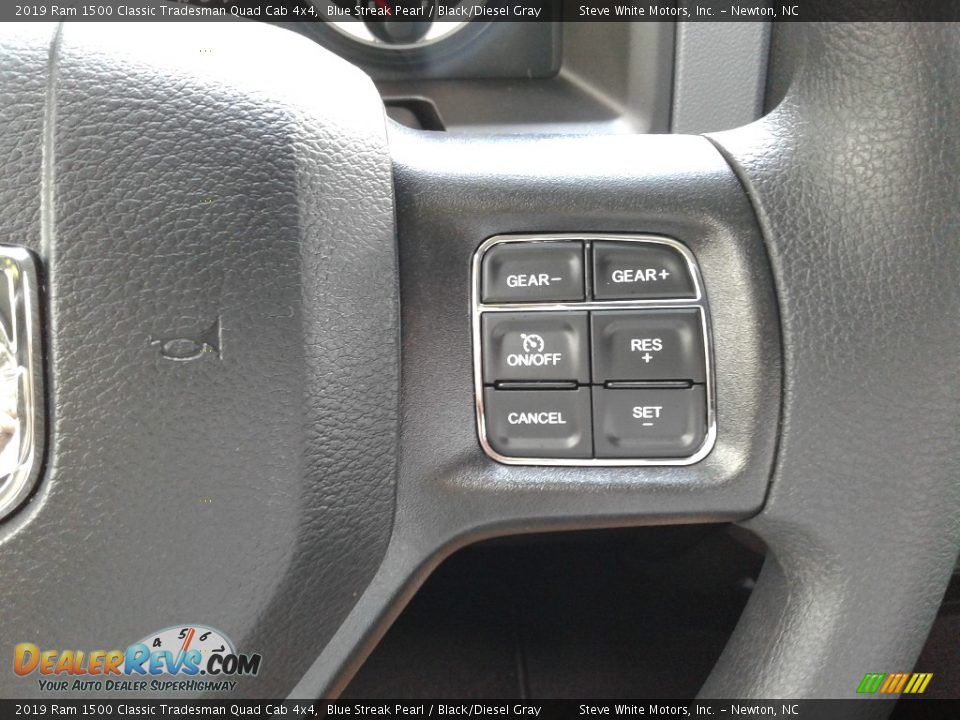 2019 Ram 1500 Classic Tradesman Quad Cab 4x4 Blue Streak Pearl / Black/Diesel Gray Photo #16