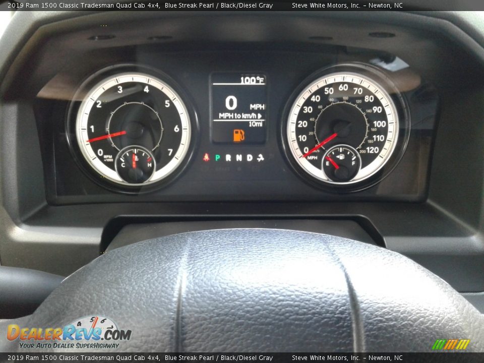 2019 Ram 1500 Classic Tradesman Quad Cab 4x4 Blue Streak Pearl / Black/Diesel Gray Photo #17