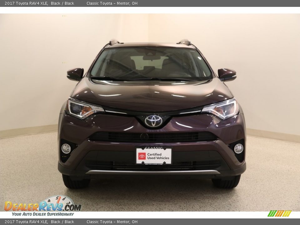 2017 Toyota RAV4 XLE Black / Black Photo #2