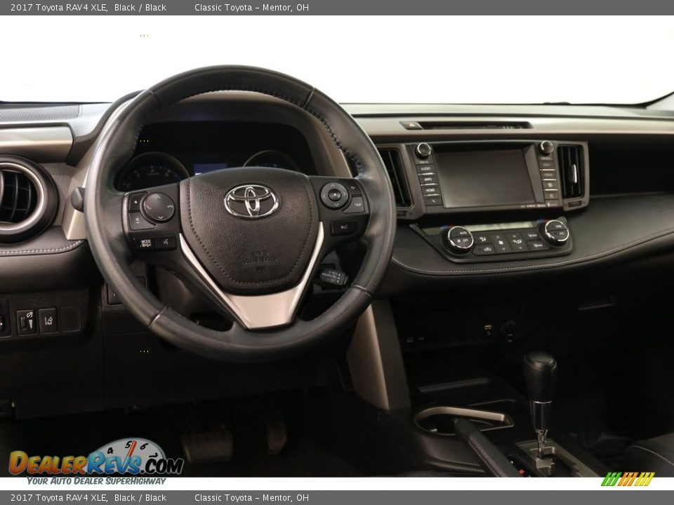 2017 Toyota RAV4 XLE Black / Black Photo #6