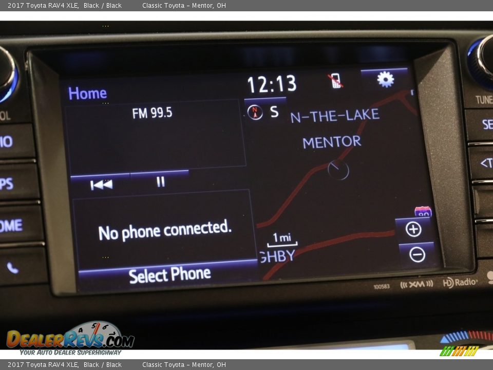 2017 Toyota RAV4 XLE Black / Black Photo #10