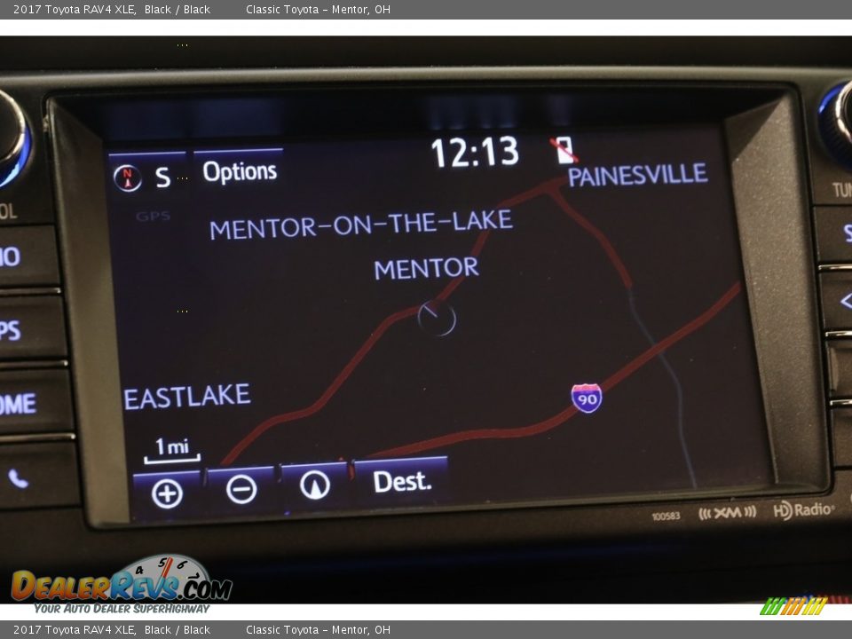 2017 Toyota RAV4 XLE Black / Black Photo #11