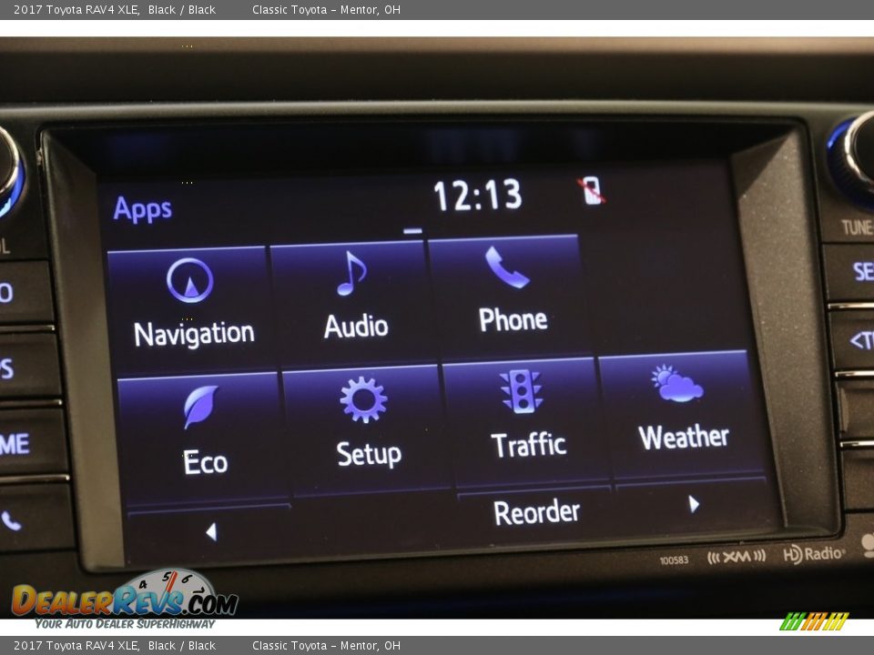 2017 Toyota RAV4 XLE Black / Black Photo #12